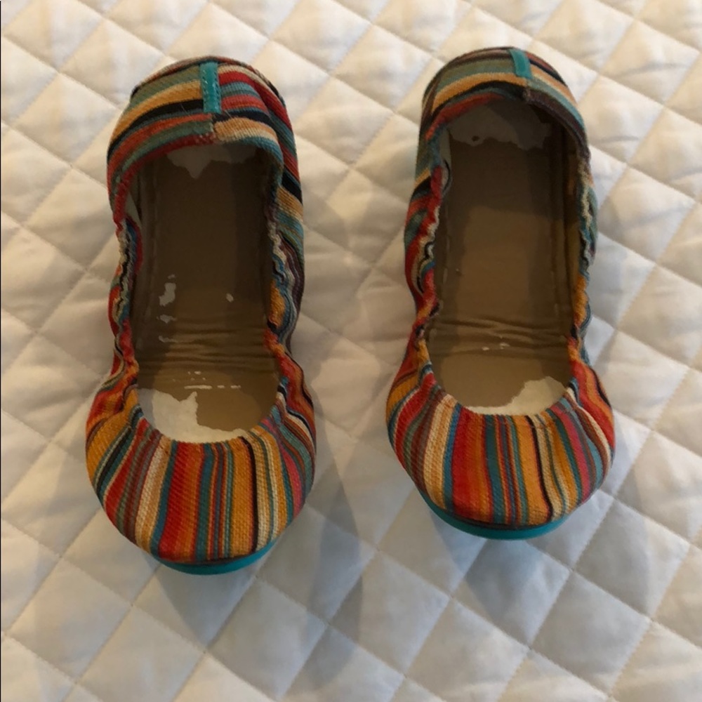 Tieks sunset stripe flats